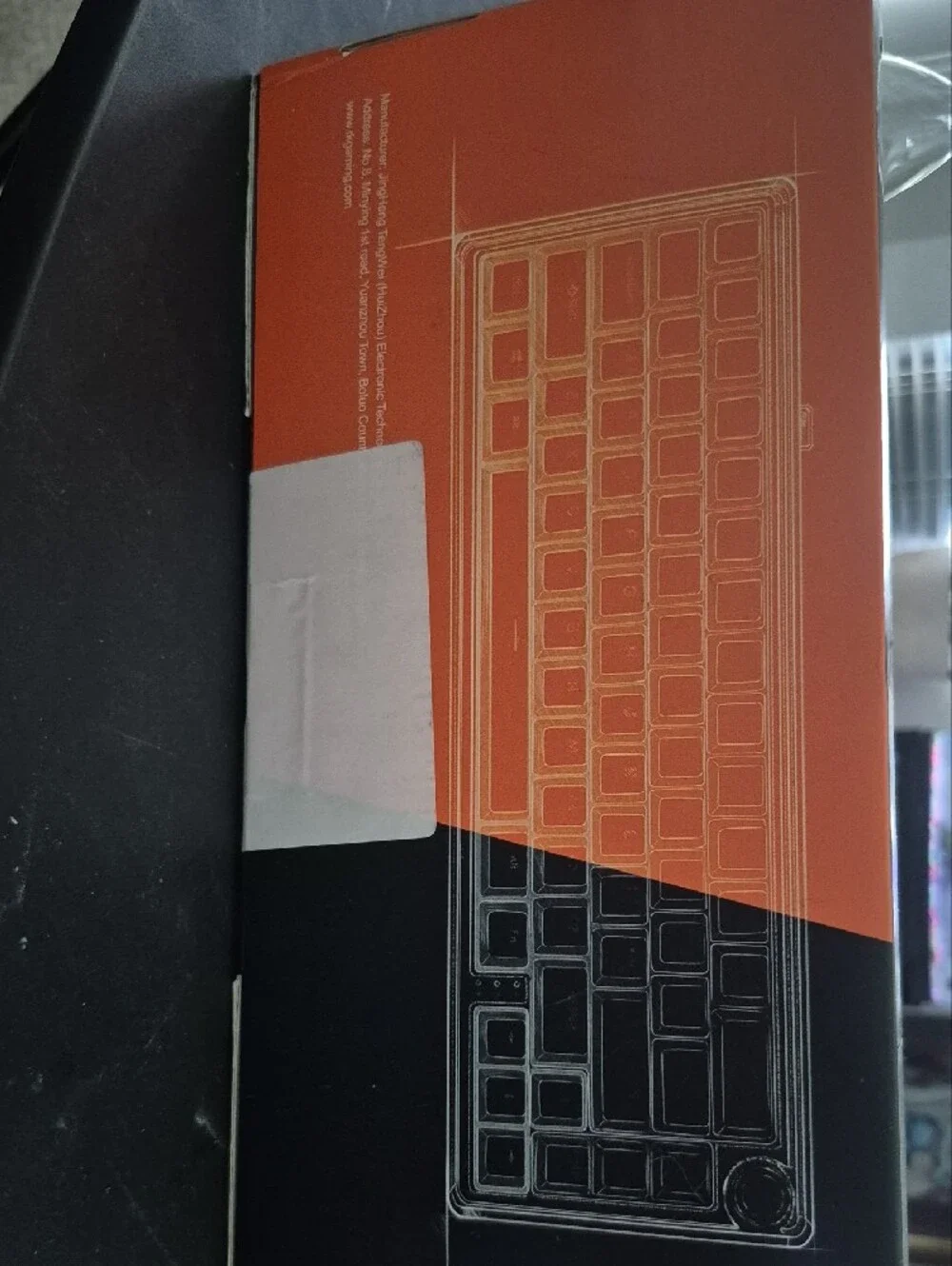 Royal Kludge R65 Mechanical Keyboard - Orange/Black